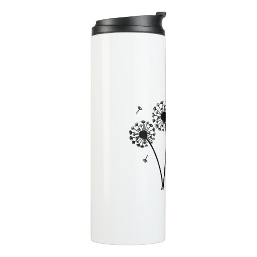 Dandelion Dragonfly enkel Breathe Thermosbeker (Gedraaid links)