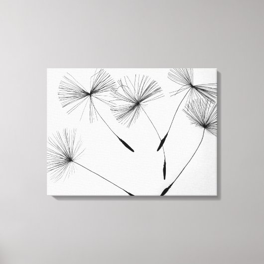 Dandelion Drawing Canvas (Voorkant)