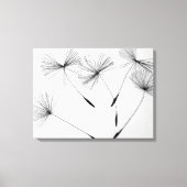 Dandelion Drawing Canvas Afdruk (Voorkant)