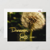 Dandelion Dream aan.. Briefkaart (Voorkant / Achterkant)