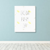 Dandelion Dream Canvas Afdruk (Insitu (Houten vloer))