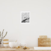 Dandelion Dreams Black and White Photography Poster (Keuken)