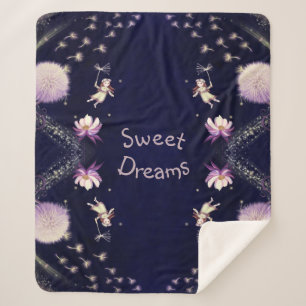 Dandelion Dreams Sherpa Deken