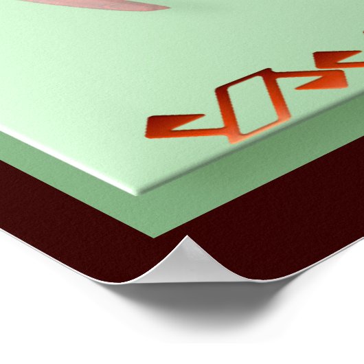 Dandelion en Little Green Hummingbird Poster (Hoek)