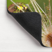 Dandelion en waterdruppels muismat (Hoek)