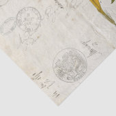 Dandelion Ephemera Landschap Decoupage Tissue Shee Tissuepapier (Detail)