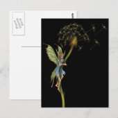 Dandelion Faery (met Oorlogsverf) Briefkaart (Voorkant / Achterkant)