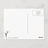 Dandelion Faery (met Oorlogsverf) Briefkaart (Achterkant)
