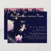 Dandelion Fairy wil echt Baby shower (Voorkant / Achterkant)