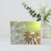 Dandelion Flower Briefkaart (Staand voorkant)