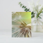 Dandelion Flower Briefkaart (Staand voorkant)