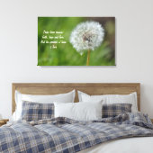 Dandelion Flower Canvas Afdruk (Insitu (Slaapkamer))