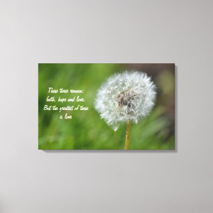 Dandelion Flower Canvas Afdruk