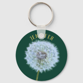 Dandelion Flower Dandelion Clock - Aangepast Sleutelhanger