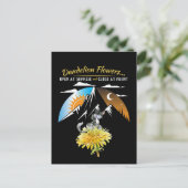 Dandelion Flower Facts - Natuur liefhebber Briefkaart (Staand voorkant)