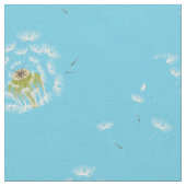 Dandelion flower floral stof (Close Up)