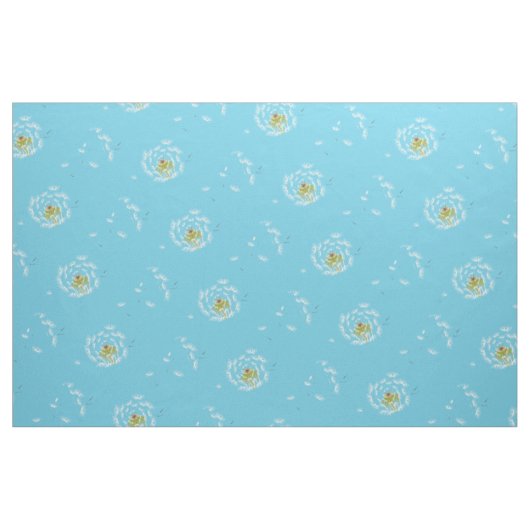 Dandelion flower floral stof (Fat Quarter)