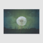 Dandelion Flower Fluff Starry Sky Art Tissuepapier (Voorkant)