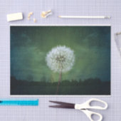 Dandelion Flower Fluff Starry Sky Art Tissuepapier (Craft)