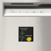 Dandelion Flower not Weed Fridge Magnet (Insitu (Vaatwasser))