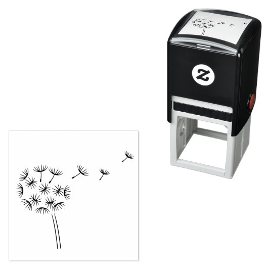 Dandelion Flower Parachutes Zelfinktende Stempel (In situ)