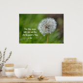 Dandelion Flower Poster (Keuken)
