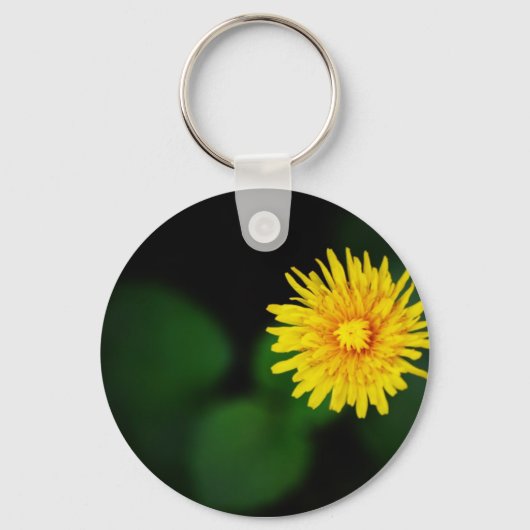 Dandelion Flower Sleutelhanger (Voorkant)