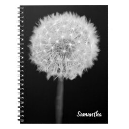 Dandelion flower Spiral notitieboek