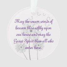 Dandelion Flowers Bless Dit Ornament van het Huis