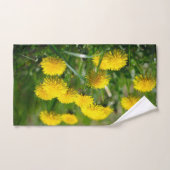 Dandelion Flowers Dandelions Yellow Green Bad Handdoek (Handdoek)