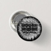 Dandelion Fuzz Ronde Button 3,2 Cm (Voorkant /achterkant)