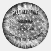 Dandelion Fuzz Ronde Sticker (Voorkant)