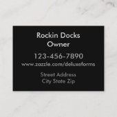 Dandelion Fuzz Visitekaartje (Achterkant)