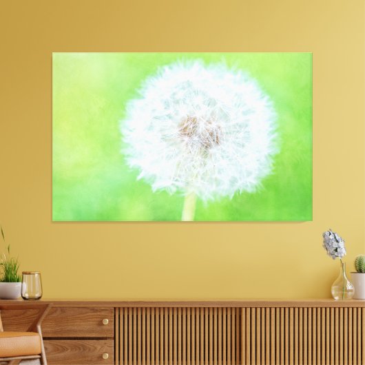 Dandelion - Gewoon wakker worden Canvas Afdruk (Insitu (Woonkamer))