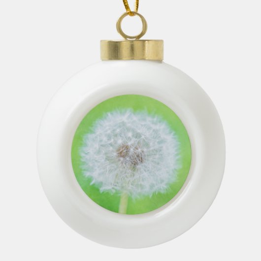 Dandelion - Gewoon wakker worden Keramische Bal Ornament (Voorkant)