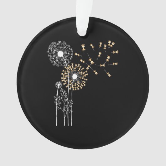Dandelion Giraffe Ornament (voorkant)