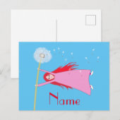 Dandelion Girl Thunder_Cove Briefkaart (Voorkant / Achterkant)