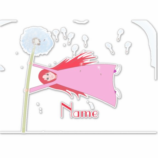 Dandelion Girl Thunder_Cove Sticker (Voorkant)