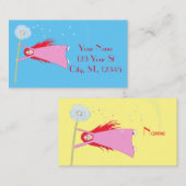 Dandelion Girl Thunder_Cove Visitekaartje (Voorkant / Achterkant)