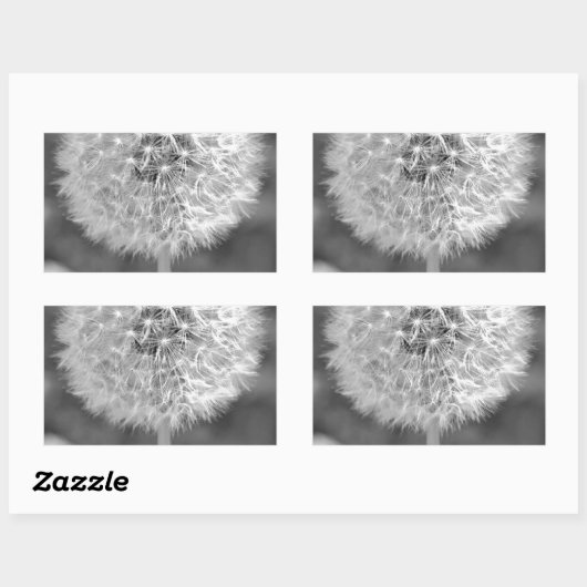 Dandelion Gone to Seed Rechthoekige Sticker (Vel)