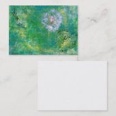 Dandelion Grunge Background Visitekaartjes (Voorkant / Achterkant)