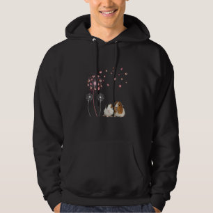 Dandelion Guinea Pig Cute Guinea Pig Floral Dandel Hoodie