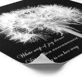 Dandelion Haiku Poster (Hoek)