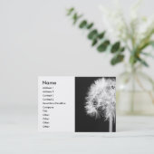 Dandelion Haiku Visitekaartje (Staand voorkant)