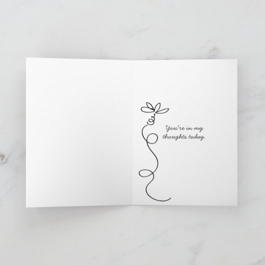 Dandelion hallo/denk aan u kaart (Binnen)