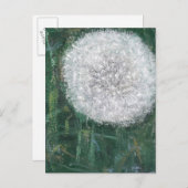 Dandelion Head 2008 Briefkaart (Voorkant / Achterkant)