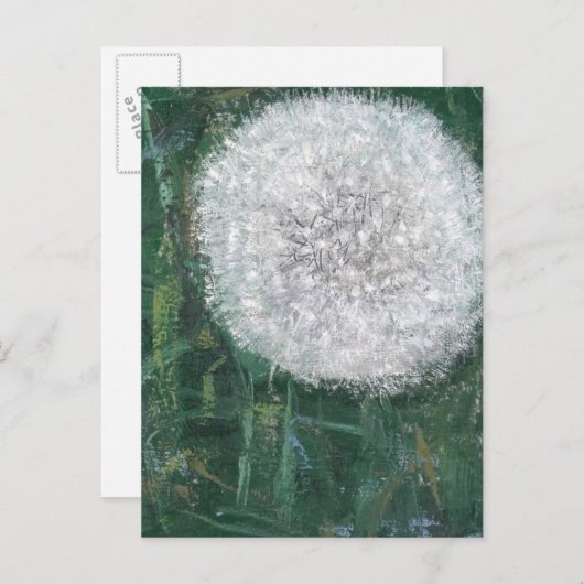 Dandelion Head 2008 Briefkaart (Voorkant / Achterkant)