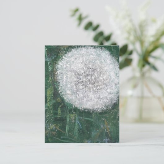 Dandelion Head 2008 Briefkaart (Staand voorkant)