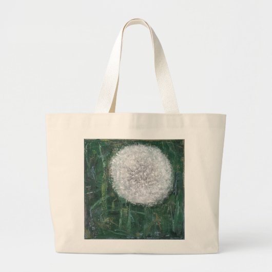 Dandelion Head 2008 Grote Tote Bag (Voorkant)