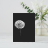 Dandelion Head Briefkaart (Staand voorkant)